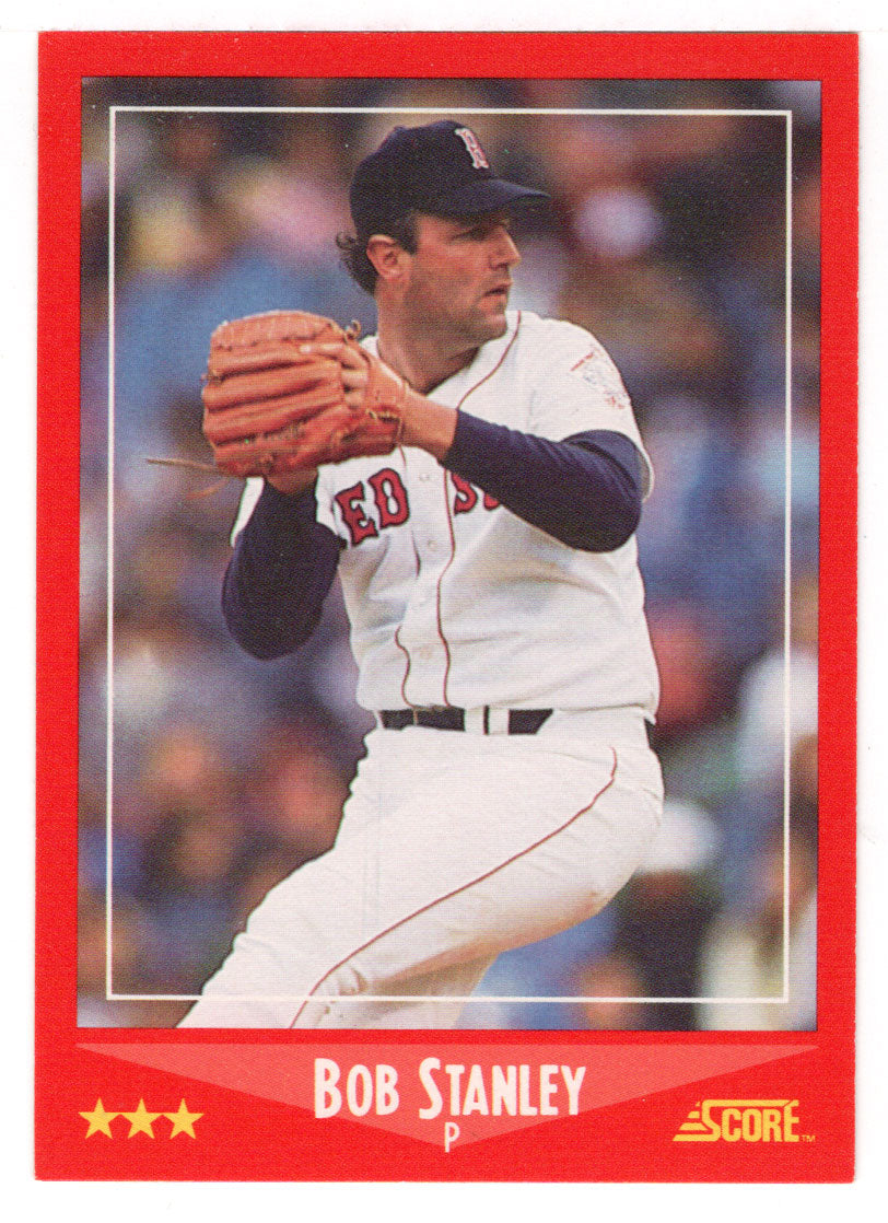Bob Stanley - Boston Red Sox (MLB Baseball Card) 1988 Score # 300 Mint