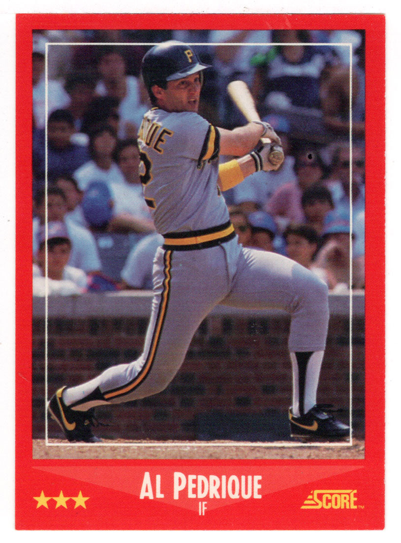 Al Pedrique - Pittsburgh Pirates (MLB Baseball Card) 1988 Score # 301 Mint