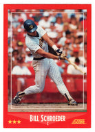 Bill Schroeder - Milwaukee Brewers (MLB Baseball Card) 1988 Score # 311 Mint