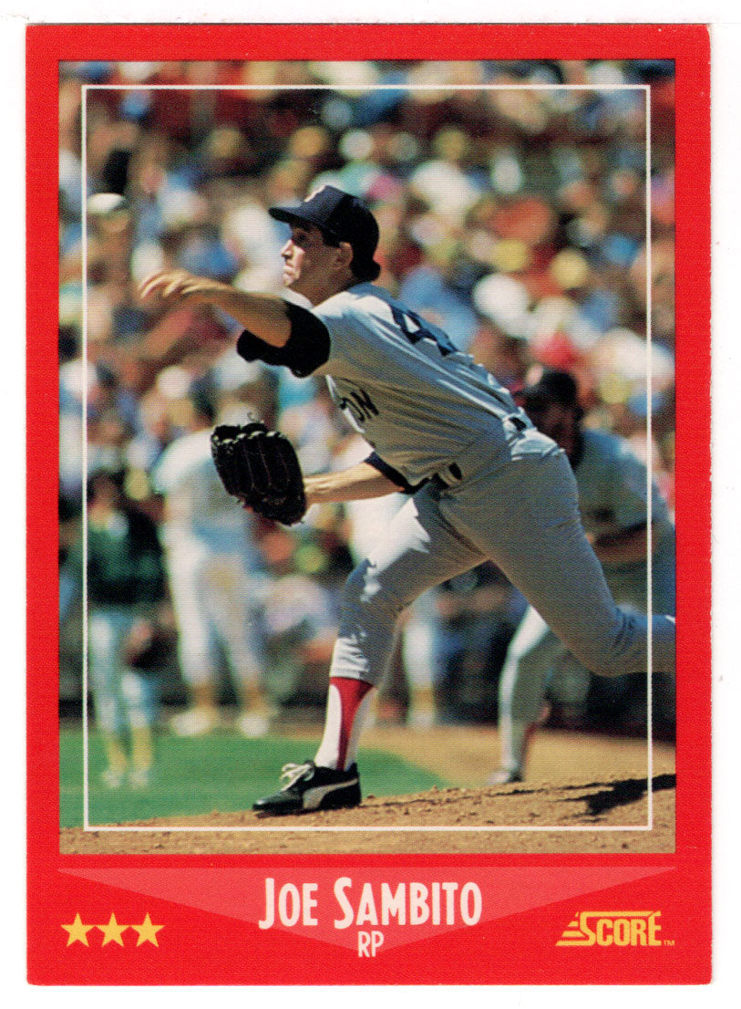 Joe Sambito - Boston Red Sox (MLB Baseball Card) 1988 Score # 314 Mint
