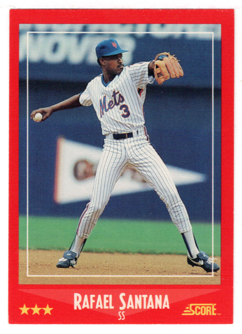 Rafael Santana - New York Mets (MLB Baseball Card) 1988 Score # 316 Mint