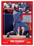 Mike Fitzgerald - Montreal Expos (MLB Baseball Card) 1988 Score # 318 Mint