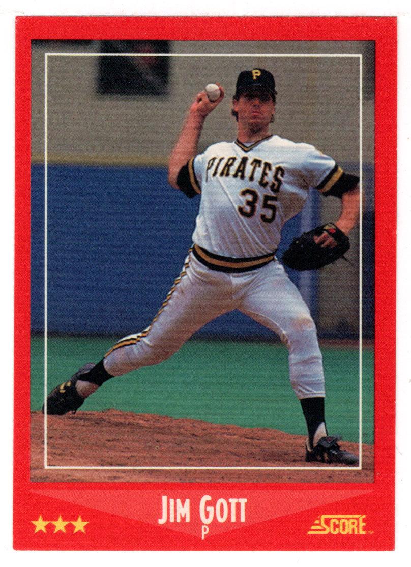 Jim Gott - Pittsburgh Pirates (MLB Baseball Card) 1988 Score # 320 Mint