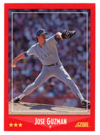 Jose Guzman - Texas Rangers (MLB Baseball Card) 1988 Score # 322 Mint