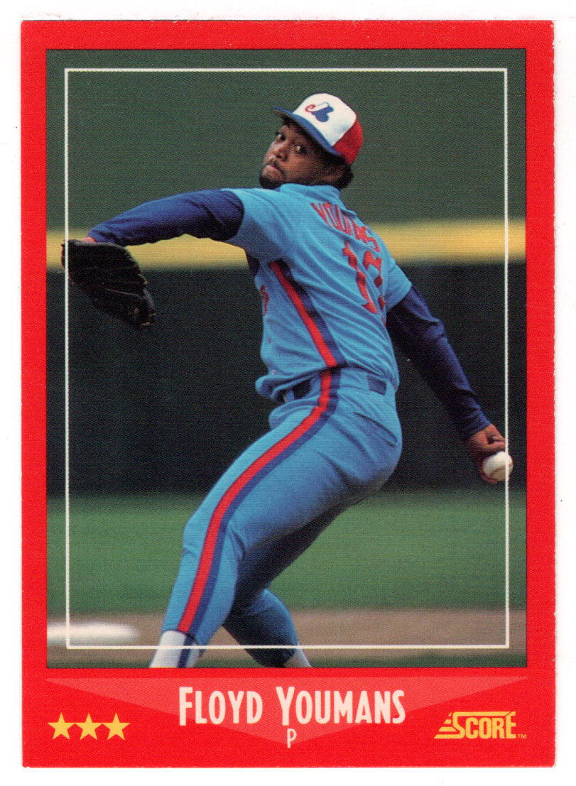 Floyd Youmans - Montreal Expos (MLB Baseball Card) 1988 Score # 327 Mint