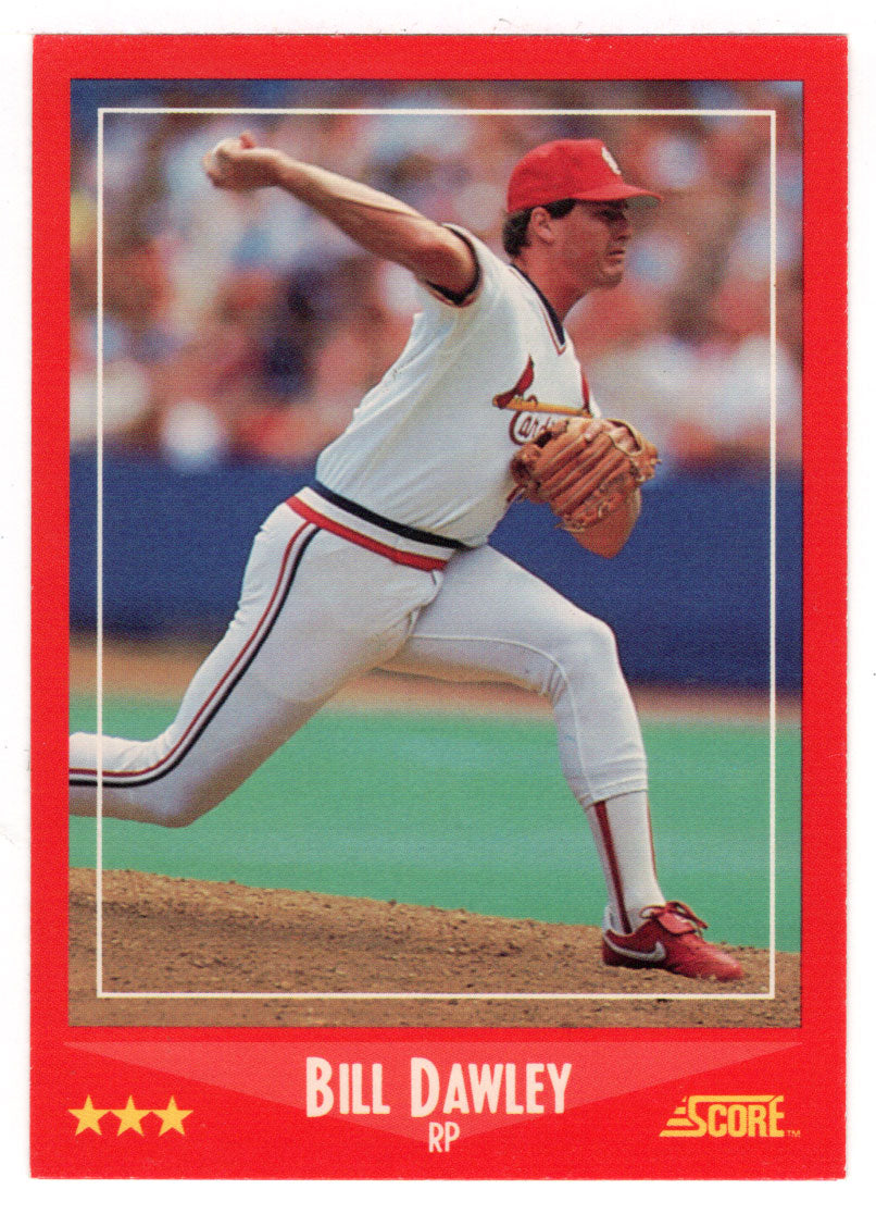 Bill Dawley - St. Louis Cardinals (MLB Baseball Card) 1988 Score # 328 Mint