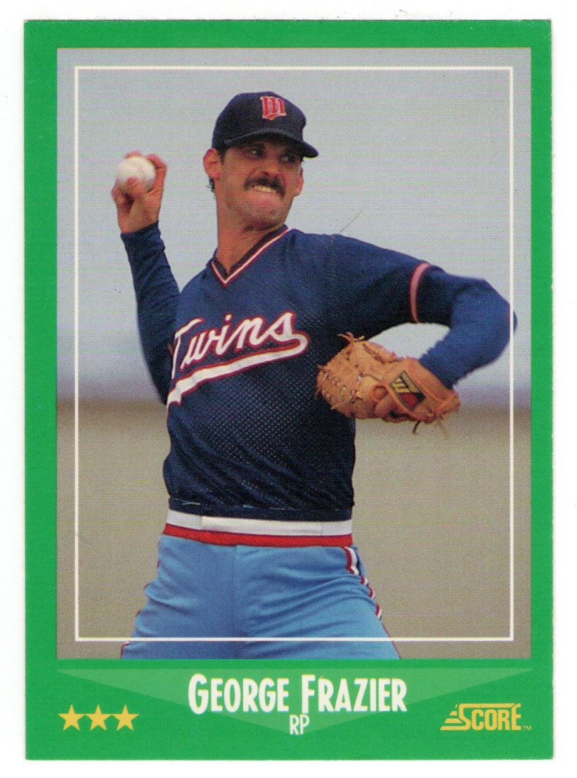George Frazier - Minnesota Twins (MLB Baseball Card) 1988 Score # 332 Mint