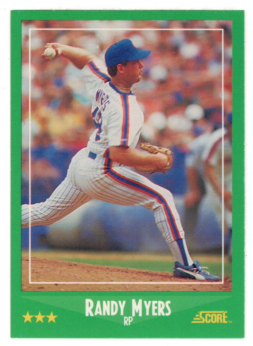Randy Myers - New York Mets (MLB Baseball Card) 1988 Score # 336 Mint