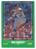 Mike Birkbeck - Milwaukee Brewers (MLB Baseball Card) 1988 Score # 369 Mint