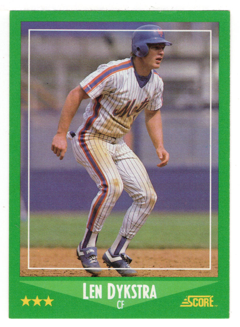 Len Dykstra - New York Mets (MLB Baseball Card) 1988 Score # 370 Mint