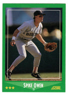Spike Owen - Boston Red Sox (MLB Baseball Card) 1988 Score # 372 Mint