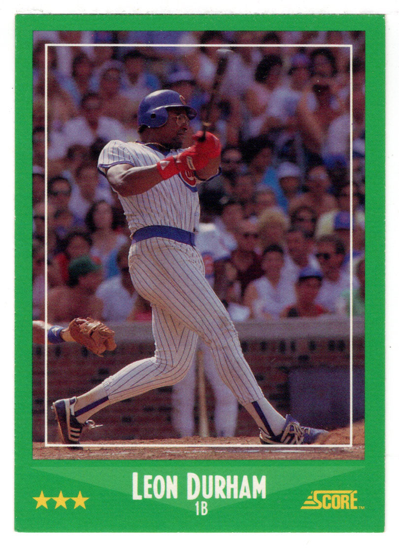 Leon Durham - Chicago Cubs (MLB Baseball Card) 1988 Score # 378 Mint