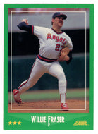 Willie Fraser - California Angels (MLB Baseball Card) 1988 Score # 394 Mint