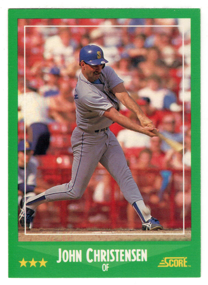 John Christensen - Seattle Mariners (MLB Baseball Card) 1988 Score # 419 Mint