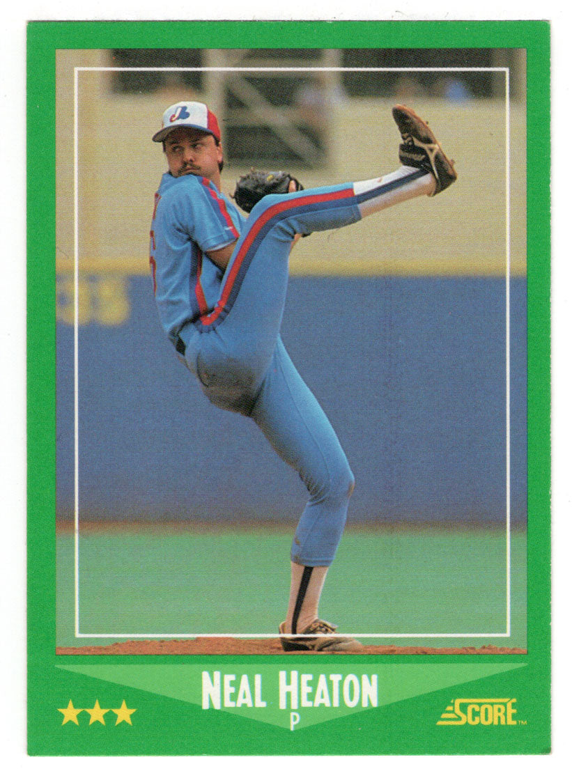 Neal Heaton - Montreal Expos (MLB Baseball Card) 1988 Score # 430 Mint