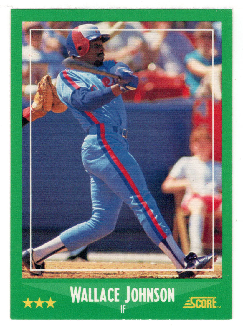 Wallace Johnson - Montreal Expos (MLB Baseball Card) 1988 Score # 433 Mint