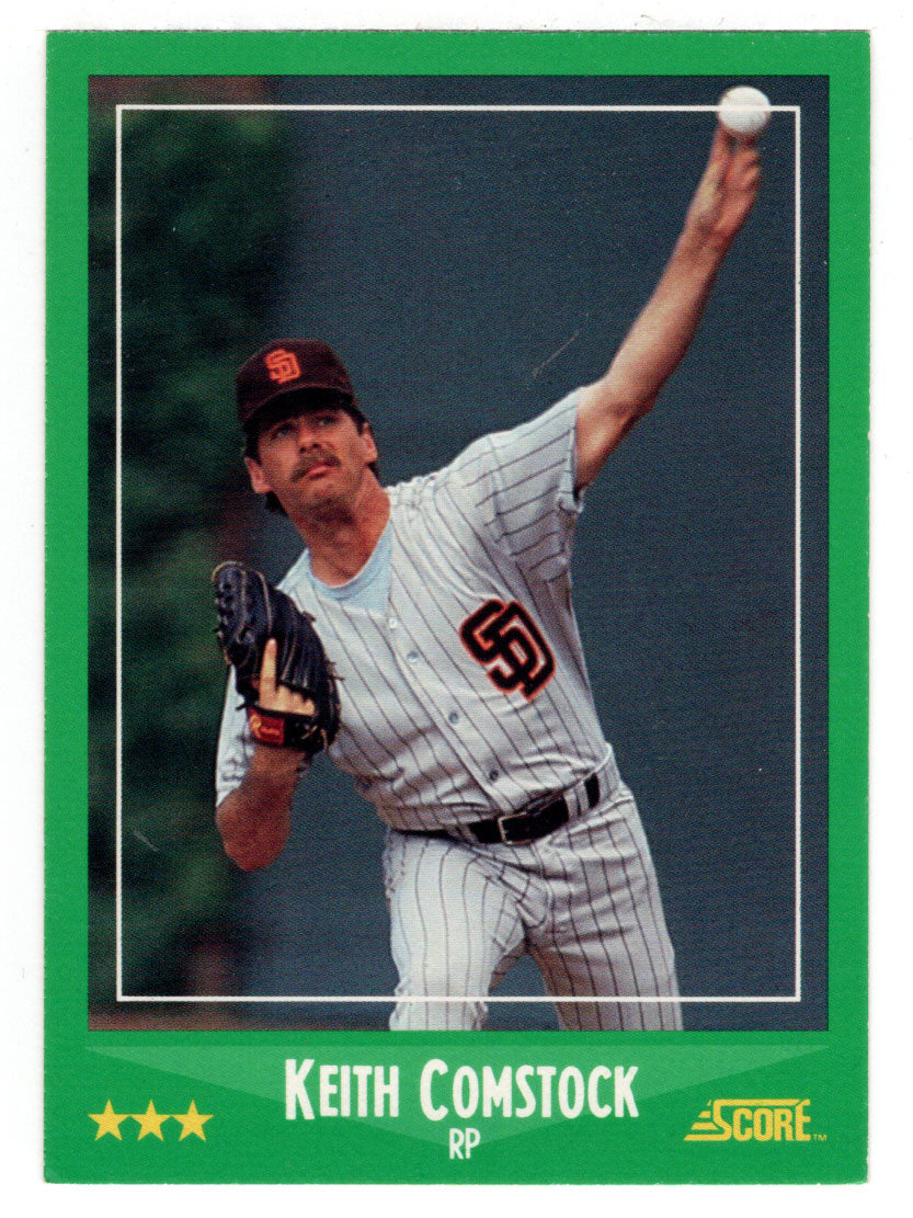 Keith Comstock - San Diego Padres (MLB Baseball Card) 1988 Score # 438 Mint