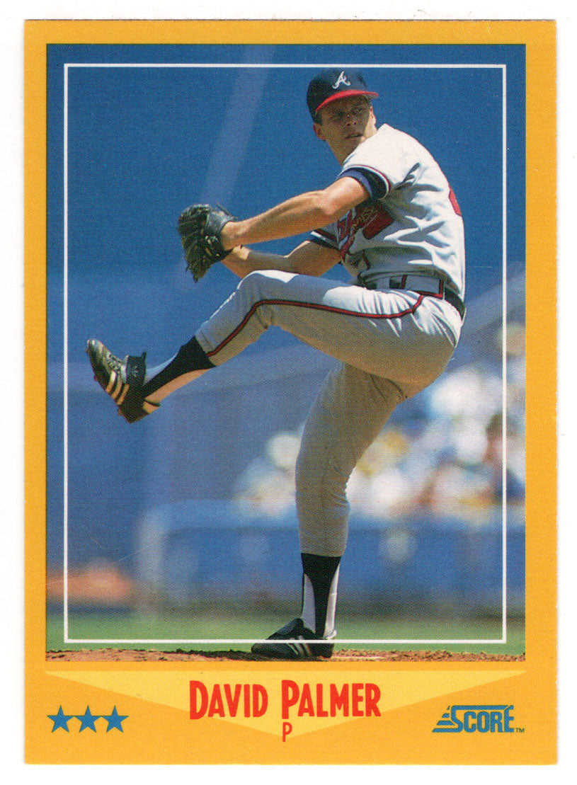 David Palmer - Atlanta Braves (MLB Baseball Card) 1988 Score # 457 Mint
