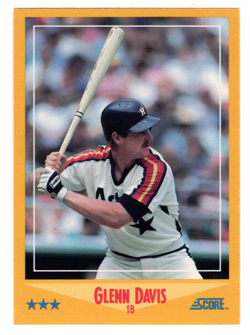 Glenn Davis - Houston Astros (MLB Baseball Card) 1988 Score # 460 Mint