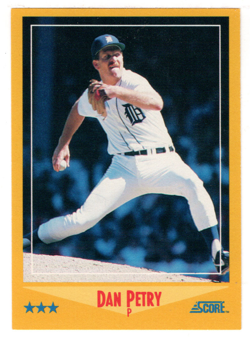 Dan Petry - Detroit Tigers (MLB Baseball Card) 1988 Score # 461 Mint