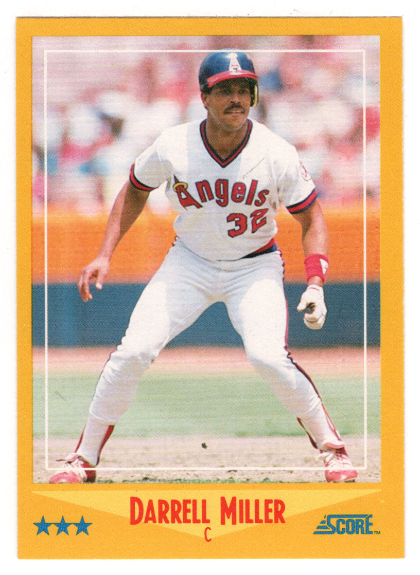 Darrell Miller - California Angels (MLB Baseball Card) 1988 Score # 463 Mint