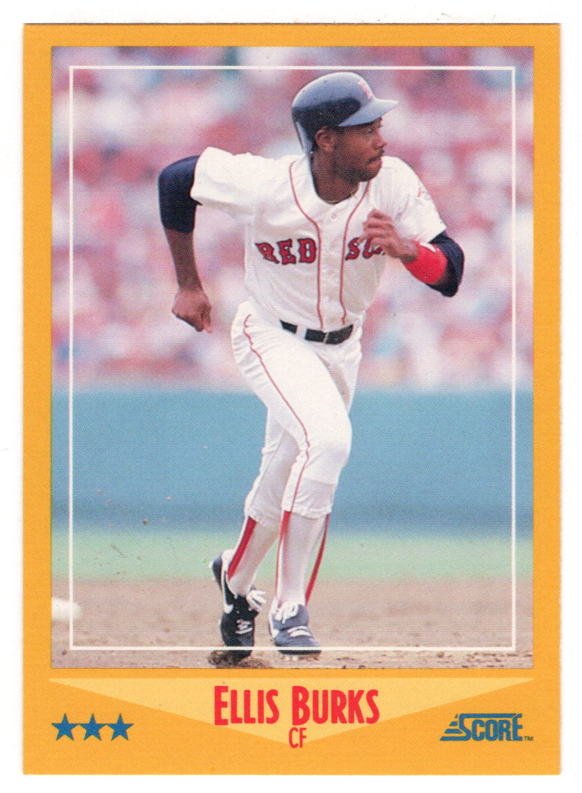 Ellis Burks RC - Boston Red Sox (MLB Baseball Card) 1988 Score # 472 Mint
