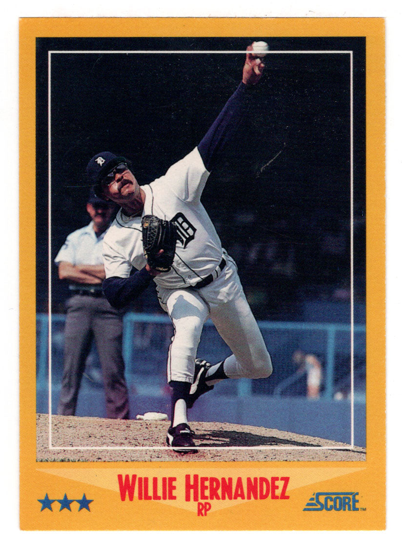 Willie Hernandez - Detroit Tigers (MLB Baseball Card) 1988 Score # 507 Mint