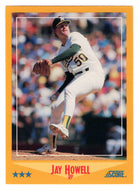 Jay Howell - Oakland Athletics (MLB Baseball Card) 1988 Score # 522 Mint