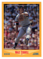 Walt Terrell - Detroit Tigers (MLB Baseball Card) 1988 Score # 538 Mint
