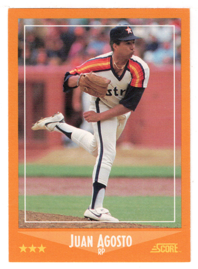 Juan Agosto - Houston Astros (MLB Baseball Card) 1988 Score # 558 Mint