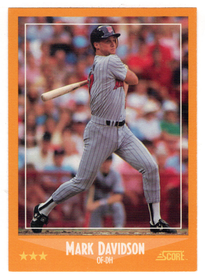Mark Davidson - Minnesota Twins (MLB Baseball Card) 1988 Score # 570 Mint