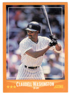 Claudell Washington - New York Yankees (MLB Baseball Card) 1988 Score # 579 Mint