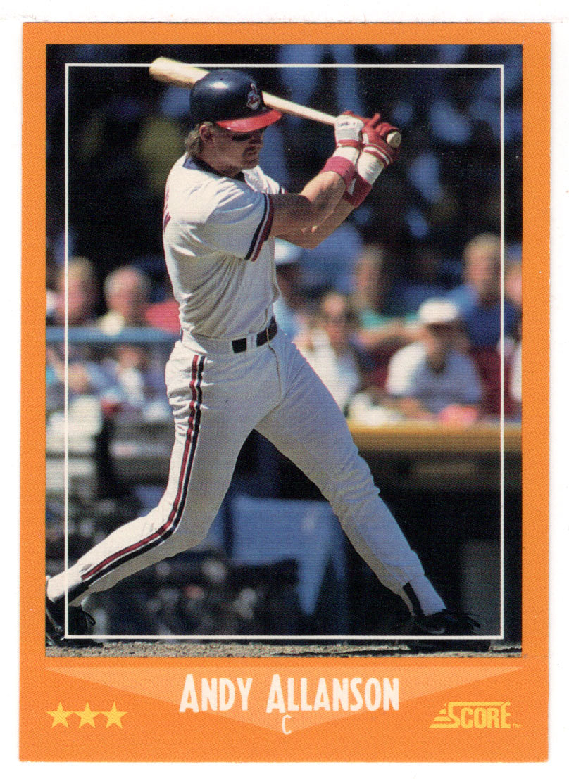 Andy Allanson - Cleveland Indians (MLB Baseball Card) 1988 Score # 586 Mint