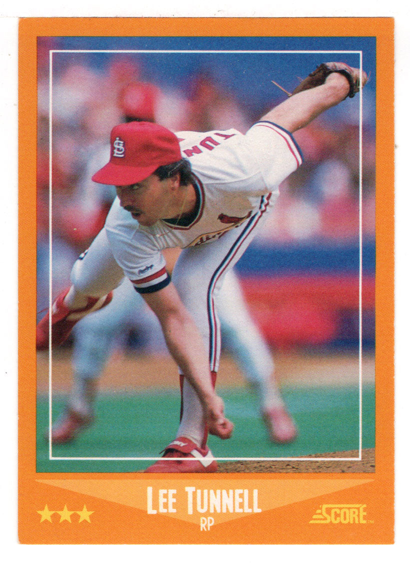 Lee Tunnell - St. Louis Cardinals (MLB Baseball Card) 1988 Score # 587 Mint