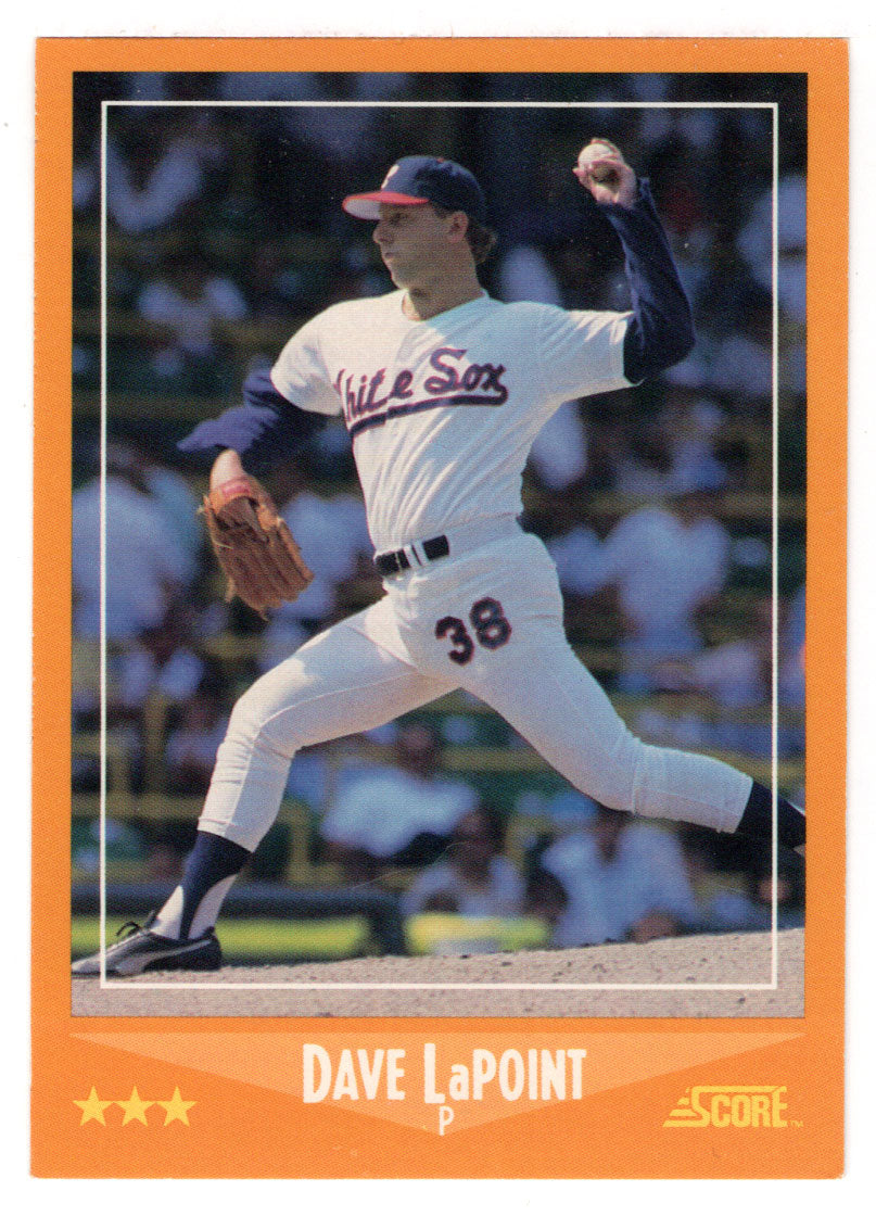 Dave LaPoint - Chicago White Sox (MLB Baseball Card) 1988 Score # 589 Mint