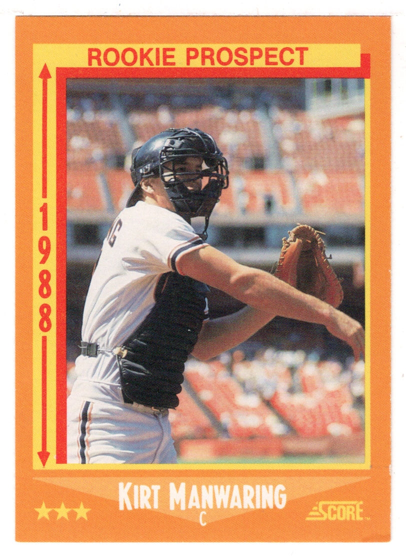 Kirt Manwaring RC - San Francisco Giants - Rookie Prospect (MLB Baseball Card) 1988 Score # 627 Mint