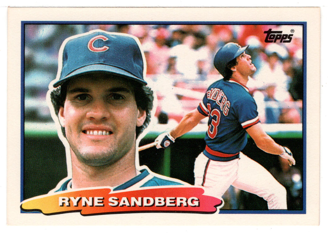 Ryne Sandberg - Chicago Cubs (MLB Baseball Card) 1988 Topps Big # 16 Mint