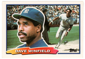 Dave Winfield - New York Yankees (MLB Baseball Card) 1988 Topps Big # 24 Mint