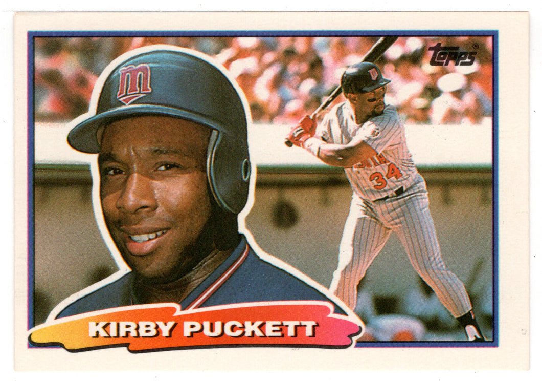 Kirby Puckett - Minnesota Twins (MLB Baseball Card) 1988 Topps Big # 36 Mint