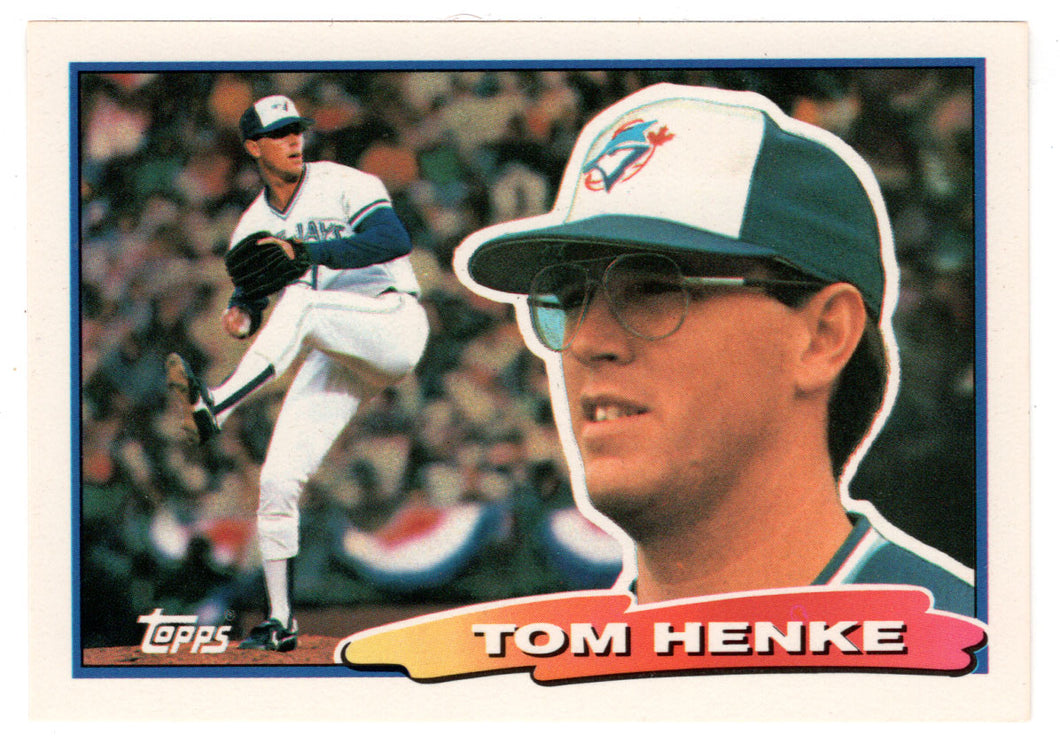 Tom Henke - Toronto Blue Jays (MLB Baseball Card) 1988 Topps Big # 41 Mint