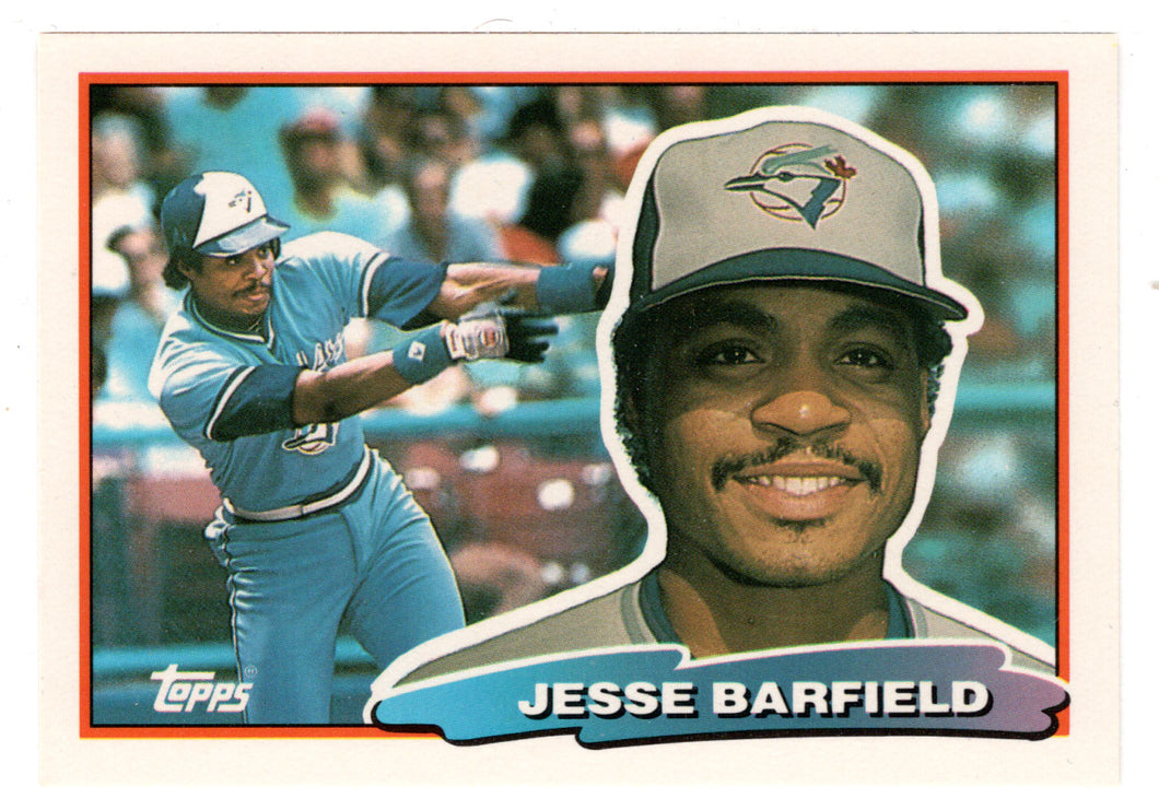 Jesse Barfield - Toronto Blue Jays (MLB Baseball Card) 1988 Topps Big # 92 Mint