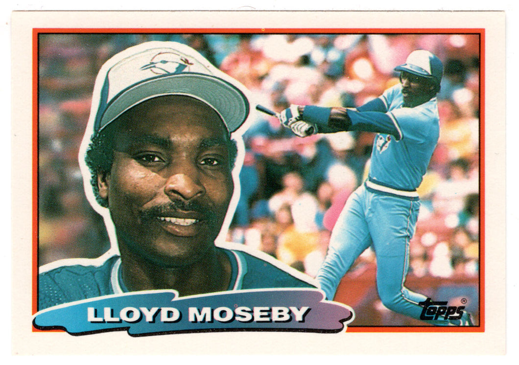 Lloyd Moseby - Toronto Blue Jays (MLB Baseball Card) 1988 Topps Big # 113 Mint