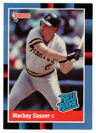 Mackey Sasser RC - New York Mets - Rated Rookie (MLB Baseball Card) 1992 Donruss # 28 Mint