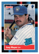 Joey Meyer - Milwaukee Brewers - Rated Rookie (MLB Baseball Card) 1992 Donruss # 36 Mint