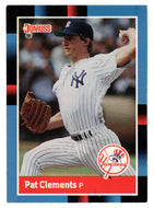 Pat Clements - New York Yankees (MLB Baseball Card) 1992 Donruss # 52 Mint