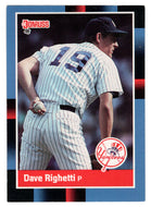 Dave Righetti - New York Yankees (MLB Baseball Card) 1988 Donruss # 93 Mint