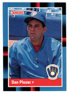 Dan Plesac - Milwaukee Brewers (MLB Baseball Card) 1988 Donruss # 109 Mint