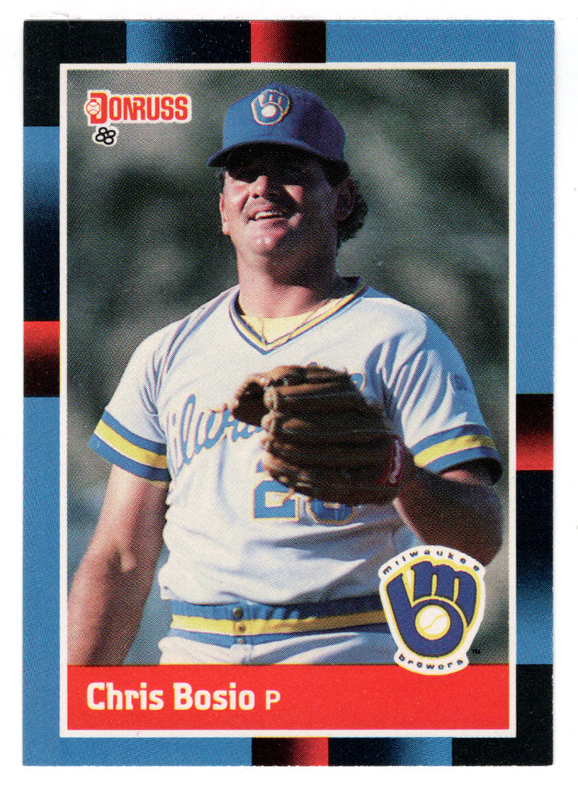 Chris Bosio - Milwaukee Brewers (MLB Baseball Card) 1988 Donruss # 117 Mint