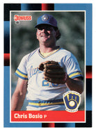 Chris Bosio - Milwaukee Brewers (MLB Baseball Card) 1988 Donruss # 117 Mint