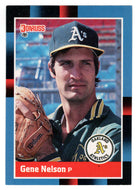 Gene Nelson - Oakland Athletics (MLB Baseball Card) 1988 Donruss # 133 Mint